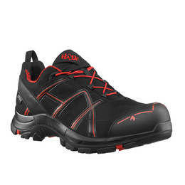 Workwear Boots Haix ® BLACK EAGLE Safety 40 Low Gore-tex  Black/Red Art. Nr :610002 II Quality New