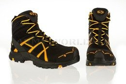 Workwear Boots Haix ® BLACK EAGLE Safety 40 Mid Gore-tex  Black/Orange Art. Nr :610017 II Quality New