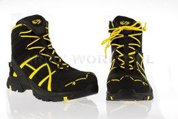Workwear Boots Haix ® BLACK EAGLE Safety 40 Mid Gore-tex  Black/Yellow Art. Nr :610016 II Quality New