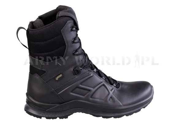 Sport Tactical Boots HAIX ® Black Eagle Tactical 2.0 GTX Gore-Tex HIGH With Side Zipper Black (340031) New II Quality
