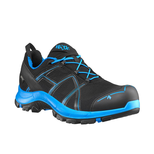 Workwear Shoes Haix ® BLACK EAGLE Safety 40 Low Gore-Tex Black / Blue (610001) New III Quality