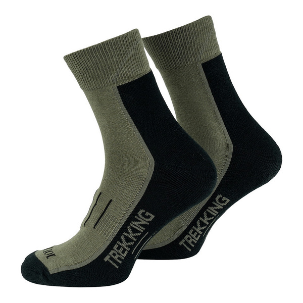 Skarpety Coolmax Trekking 101 Inc. Olive /Czarne (233191)