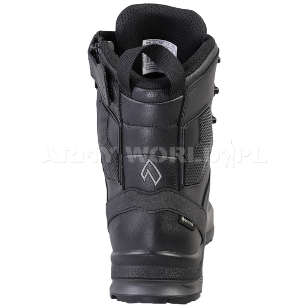 Buty Taktyczne Haix Black Eagle Moto Gore-Tex High Z Bocznym Zamkiem Czarne Nowe II Gatunek 