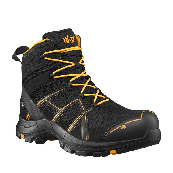 Buty Robocze Haix BLACK EAGLE Safety 40 Mid Gore-Tex Black / Orange (610017) Nowe II Gatunek