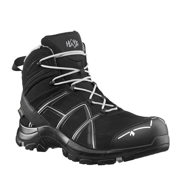 Buty Robocze Haix BLACK EAGLE Safety 40 Mid Gore-Tex  Black / Silver (610019) Nowe III Gatunek