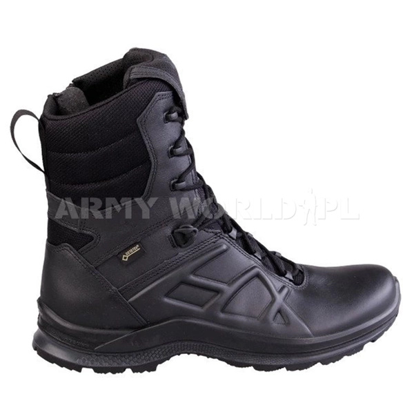 Buty Sportowe Taktyczne Haix Black Eagle Tactical 2.0 GTX Gore-Tex HIGH Z Bocznym Zamkiem Czarne Nowe III Gatunek 