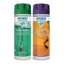 Zestaw Twin Pack Płyn Tech Wash + Impregnat TX.Direct Wash In Nikwax 300 ml