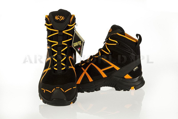 Workwear Boots Haix BLACK EAGLE Safety 40 Mid Gore-Tex Black / Orange (610017) New II Quality