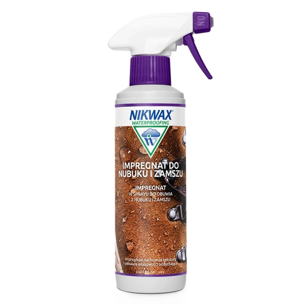Impregnat Do Obuwia z Zamszu i Nubuku Spray On Nikwax 300 ml