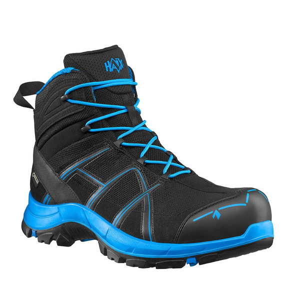 Buty Robocze Haix BLACK EAGLE Safety 40 Mid Gore-Tex  Black / Blue (610015) Nowe III Gatunek