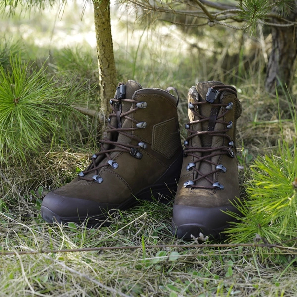 Buty Górskie Wojskowe Szwajcarskie Haix KS19 Brąz Gore-tex Vibram  (210004) Nowe II Gatunek 