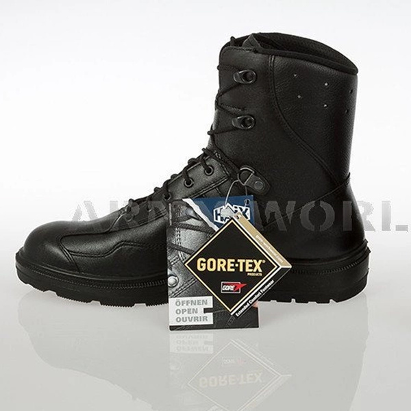 Buty Policyjne Francuskie HIGH Haix Gore-Tex Czarne Nowe II Gatunek 