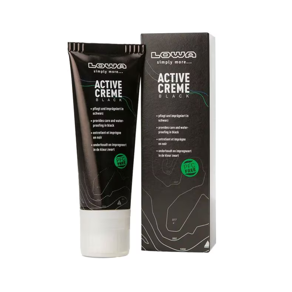 Impregnat Do Skóry Licowej Active Creme Lowa Czarny 75 ml