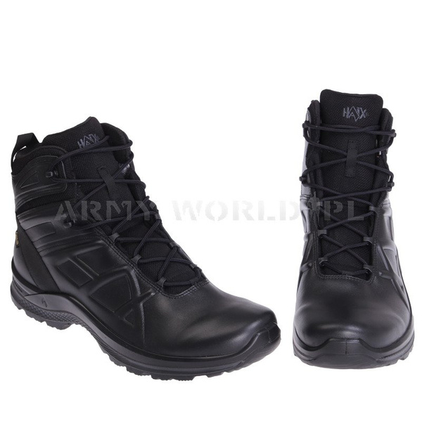 Buty Taktyczne Haix Black Eagle Tactical 2.0 T  Z Bocznym Zamkiem MID Czarne Nowe II Gatunek