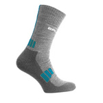 Women's Socks Trekking Light Brubeck Graphite / Turquoise