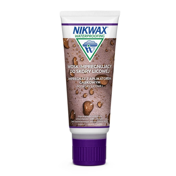 Wosk Impregnujący Do Skóry Licowej Bezbarwny Nikwax 100 ml