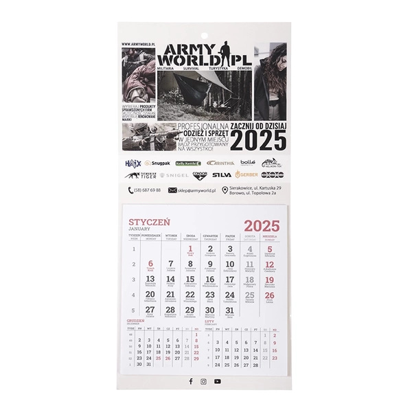 Kalendarz Na Lodówkę Armyworld