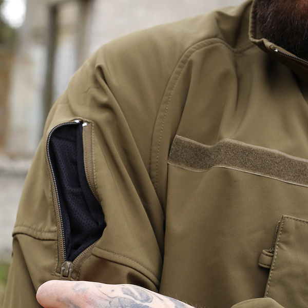 Kurtka Wojskowa Softshell Holenderski KPU Coyote Oryginał Demobil II Gatunek