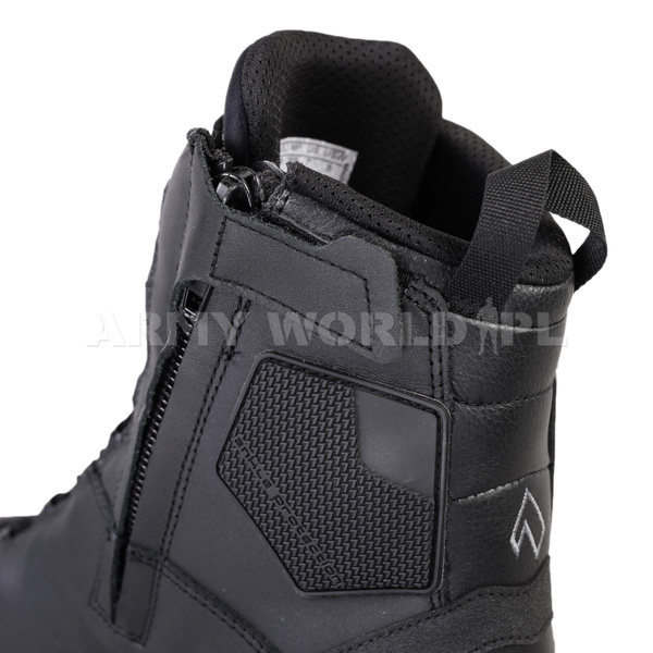 Buty Taktyczne Haix Black Eagle Moto Gore-Tex High Z Bocznym Zamkiem Czarne Nowe II Gatunek 