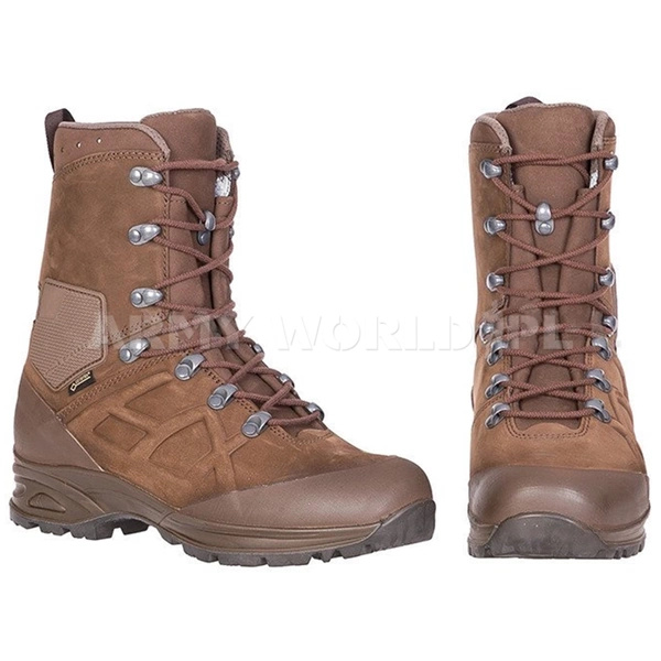 Buty Wojskowe Duńskie Zimowe Haix Combat Boots Heavy Gore-Tex Brąz (203314) Nowe III Gatunek