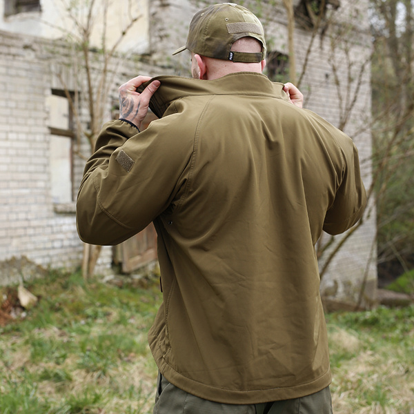 Military Jacket Dutch Army Softshelli KPU Coyote Original Used II Quality