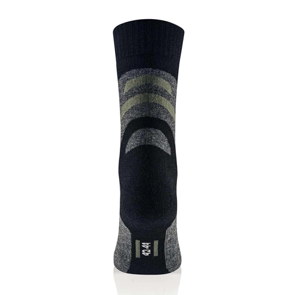 Skarpety Męskie Trekking Merino Brubeck Grafitowo / Khaki (SC5003M)