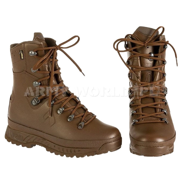 Buty Wojskowe Brytyjskie Zimowe Cold Wet Weather Brown Gore-Tex (201501) Nowe II Gatunek